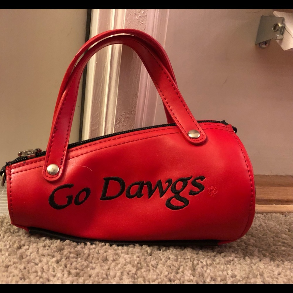 Small UGA megaphone clutch